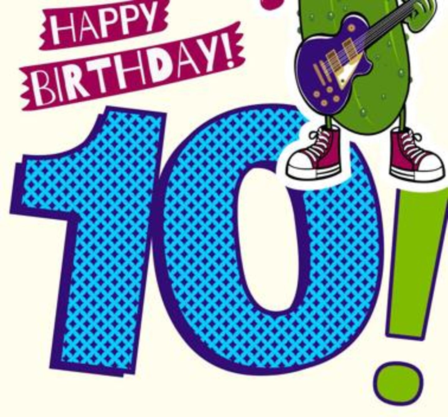 Little Pickles # 10 Birthday Card - Boy Pickle