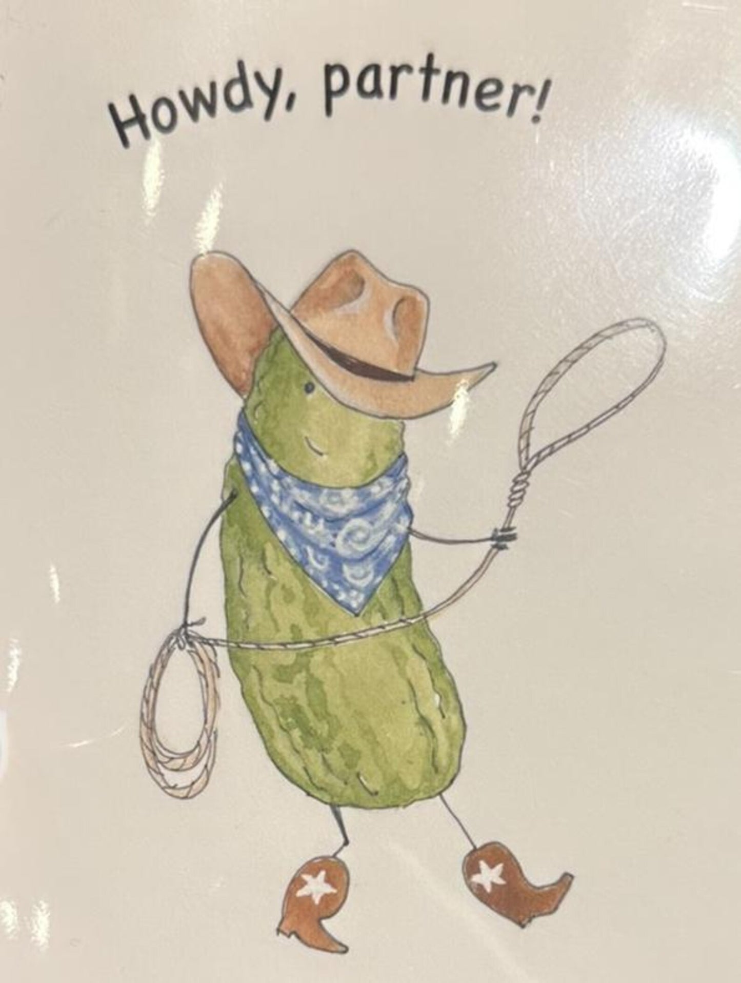 Howdy, partner! Greeting Card
