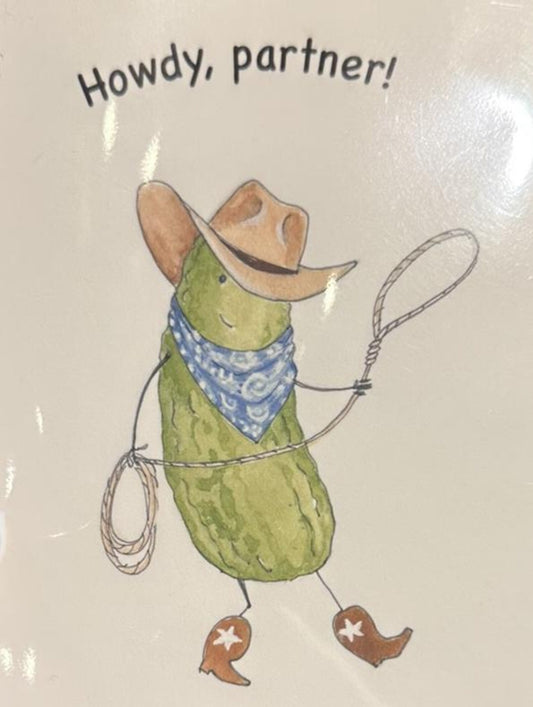 Howdy, partner! Greeting Card