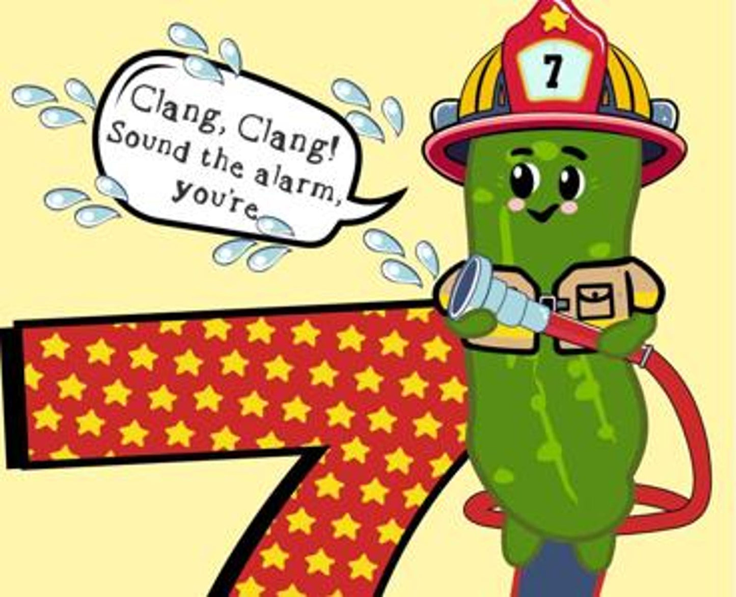 Little Pickles # 7 Birthday Card - Boy Pickle