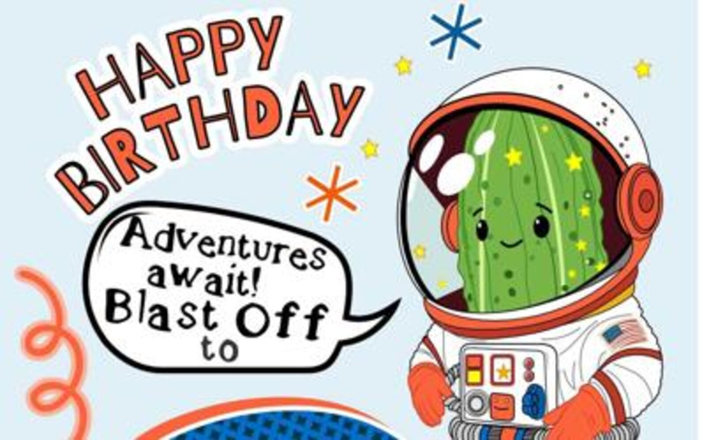 Little Pickles # 8 Birthday Card - Boy Pickle