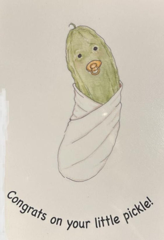 Congrats on your Little Pickle Greeting Card