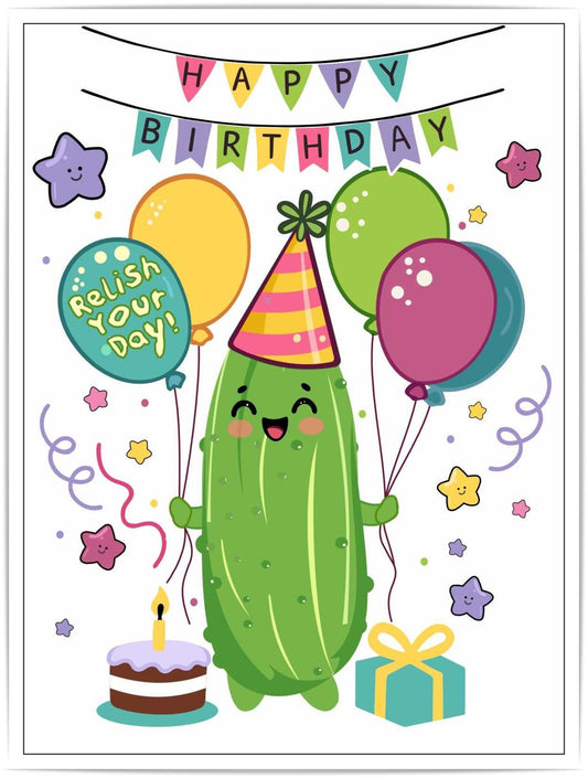 Relish Your Day Birthday Card