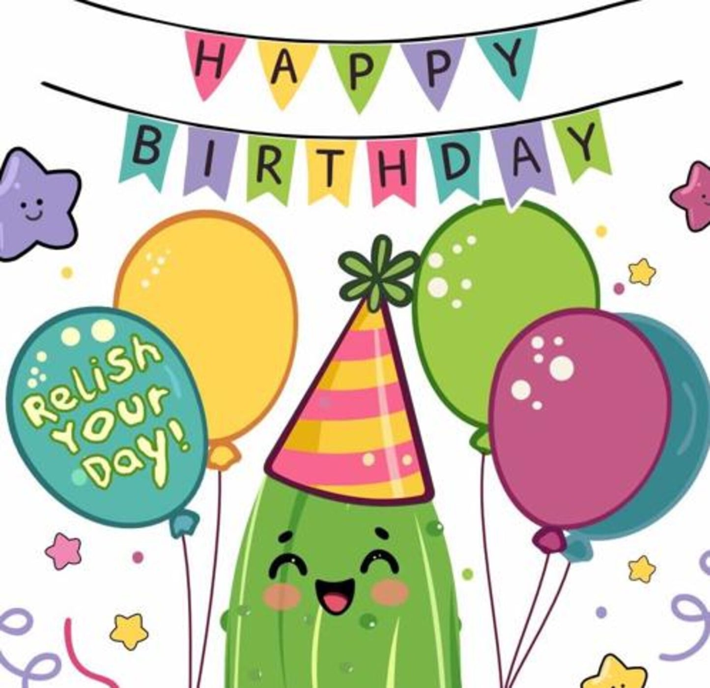 Relish Your Day Birthday Card