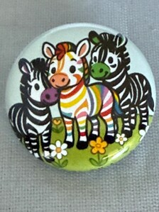 Little Pickles Zebra Pin
