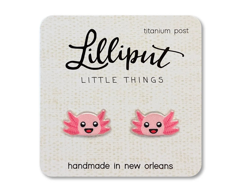 Lilliput Axolotl Earrings