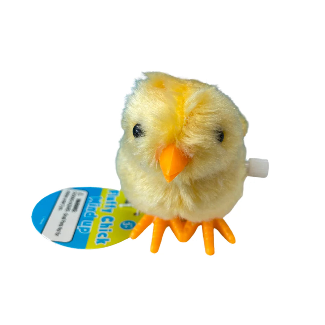 Fluffy Wind-Up Chick