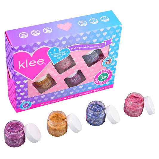 Mermaid Paradise - Klee Biodegradable Glitter Gel 4-Piece Set