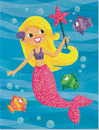 Small Glitter Blank Card