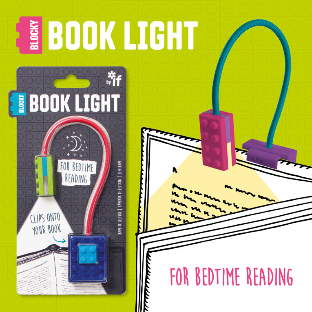 Blocky Book Light Reading Aid 6 Colors Available