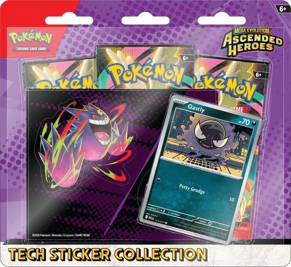PKM: ME2.5: Ascended Heroes: Tech Sticker Collection
