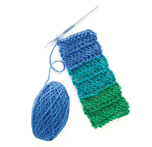 Discover Crochet Scarf Kit - Ocean