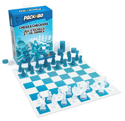 Travel Chess & Checkers Set