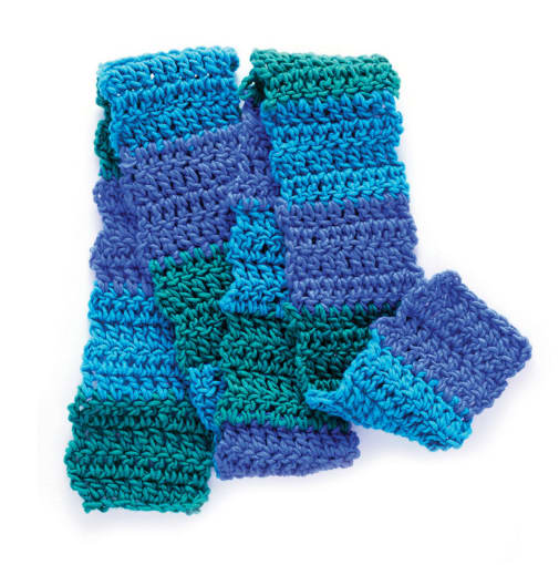 Discover Crochet Scarf Kit - Ocean