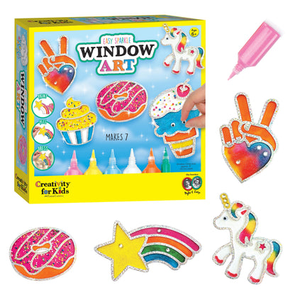 Rainbow Sprinkles Easy Sparkle Window Art - Little Pickles Toy Store