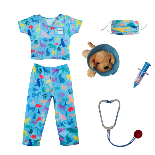 Veterinarian Set Includes 7 Accessories, Size 5-6