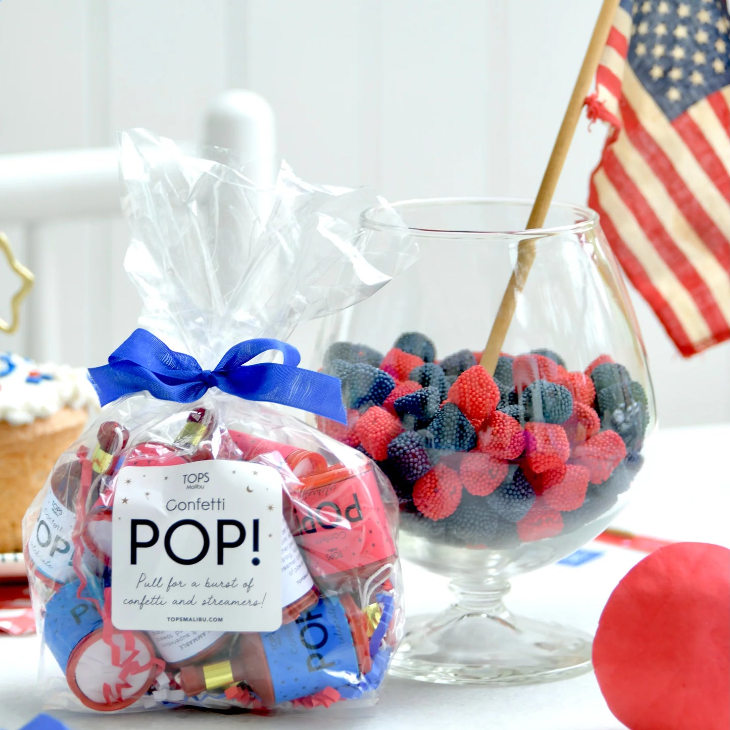 Confetti Pop! Streamers 4th of July Set of 12