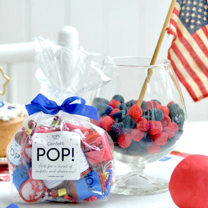 Confetti Pop! Streamers 4th of July Set of 12