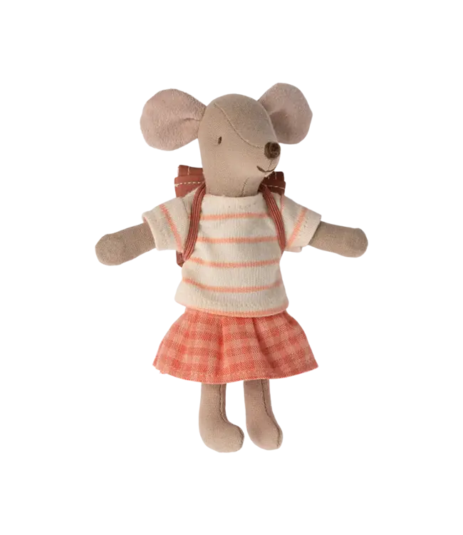 Tricycle Mouse, Big Sister - Coral