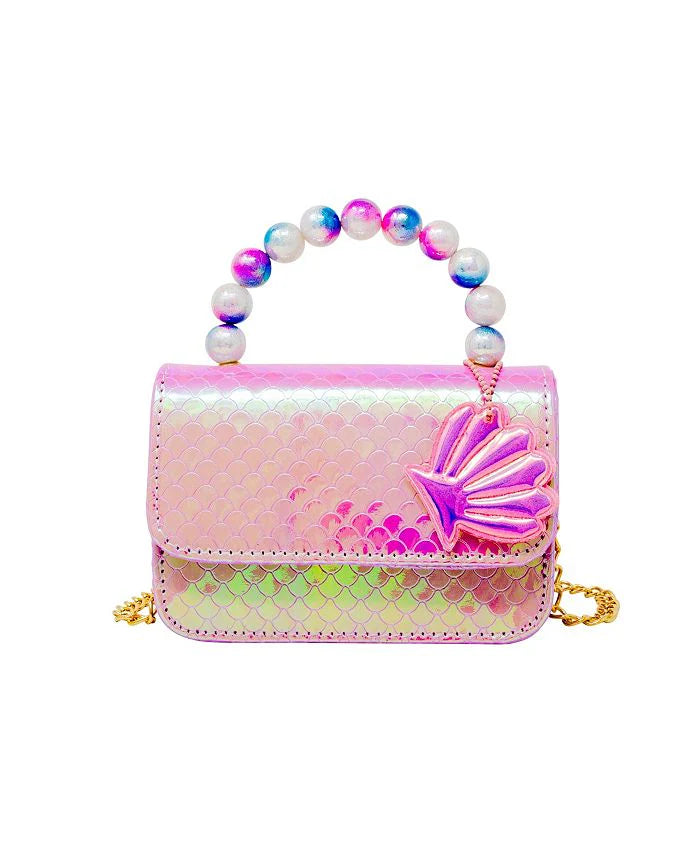 Mermaid Pearl Handle Seashell Bag