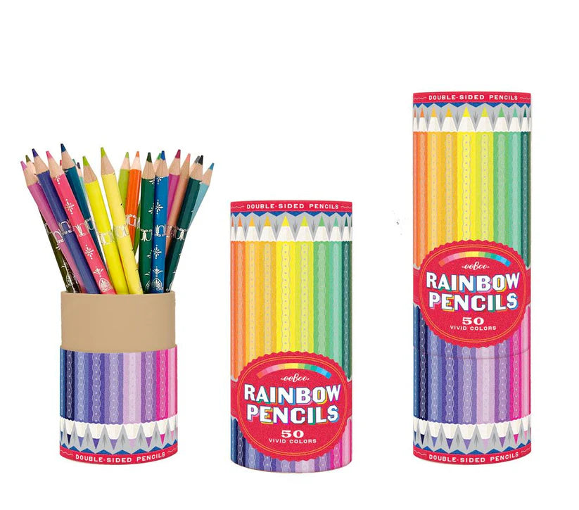 Rainbow 25 Double-Sided Pencils