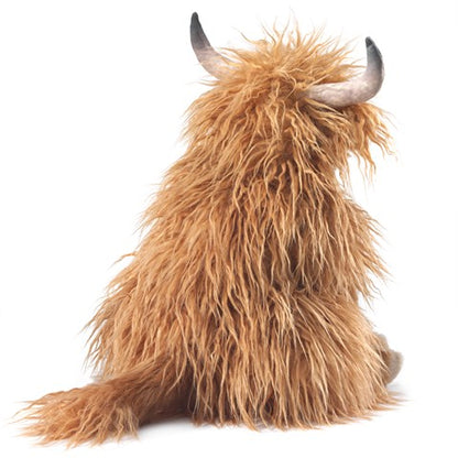 Highland Cow Hand Puppet - Little Pickles Toy Store