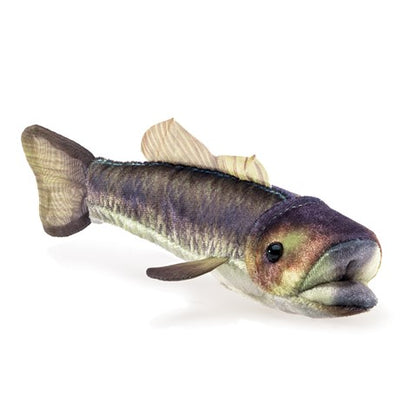 Mini Largemouth Bass Finger Puppet - Little Pickles Toy Store