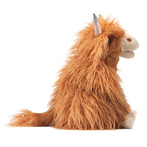 Highland Cow Hand Puppet