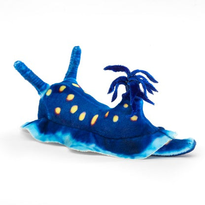 Mini Blue Nudibranch Finger Pupper - Little Pickles Toy Store