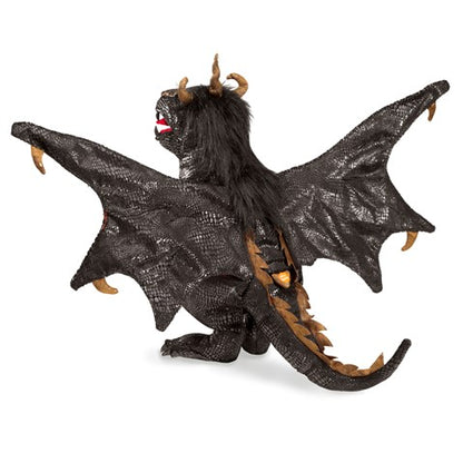 Black Dragon Hand Puppet - Little Pickles Toy Store