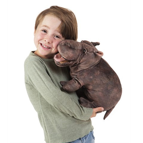 Baby Hippo Hand Puppet