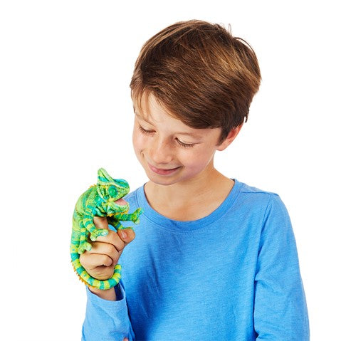 Mini Chameleon Finger Puppet