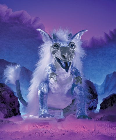 Ice Dragon Hand Puppet - Little Pickles Toy Store