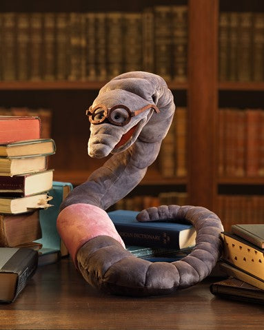 Folkmanis Bookworm Hand Puppet - Little Pickles Toy Store