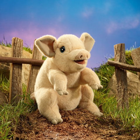 Adorable Folkmanis Piggy Hand Puppet