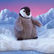 Mini Baby Emperor Penguin Finger Puppet