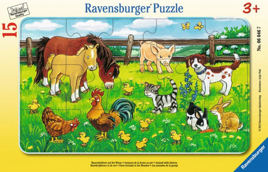 Framed Cardboard Puzzle - 15-Piece