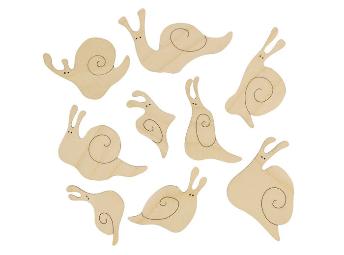 Waldorf Wooden Toy Snail Puzzle