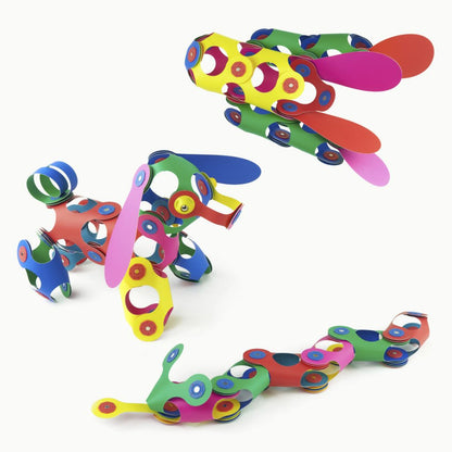 Clixo Rainbow Pack - 42 pieces 8 shapes - Little Pickles Toy Store