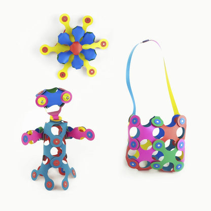 Clixo Rainbow Pack - 42 pieces 8 shapes - Little Pickles Toy Store