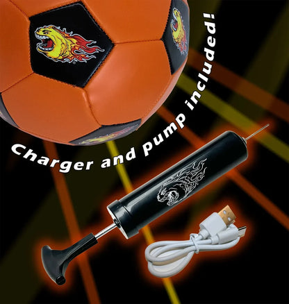 RealFeel Soccerbomb, Size 5 - Orange and Black