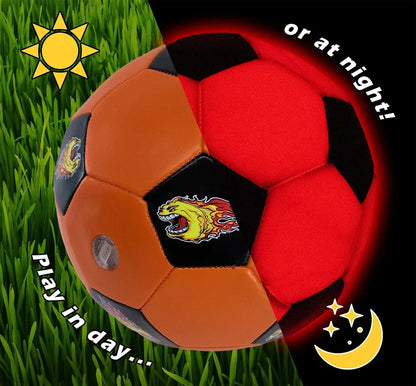 RealFeel Soccerbomb, Size 5 - Orange and Black