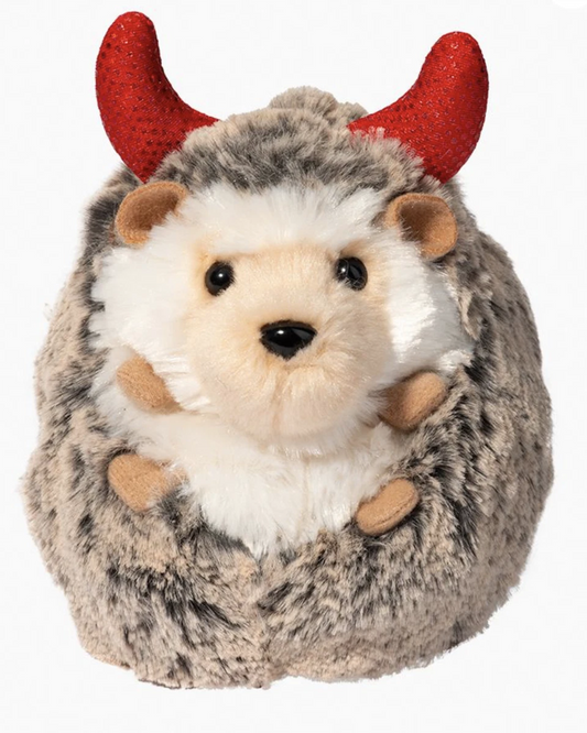 Spunky Hedgehog with Devil Horns