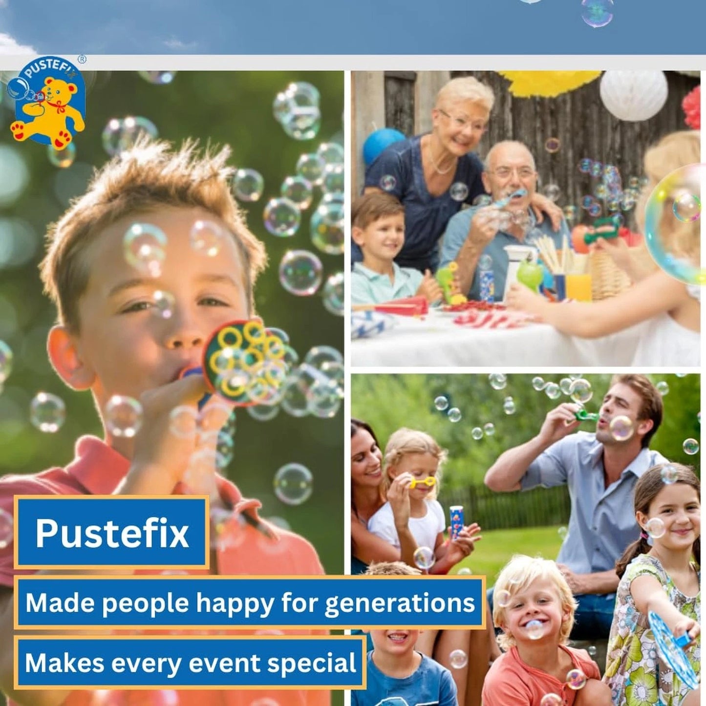 Pustefix Bubble Solution Refill 33oz.