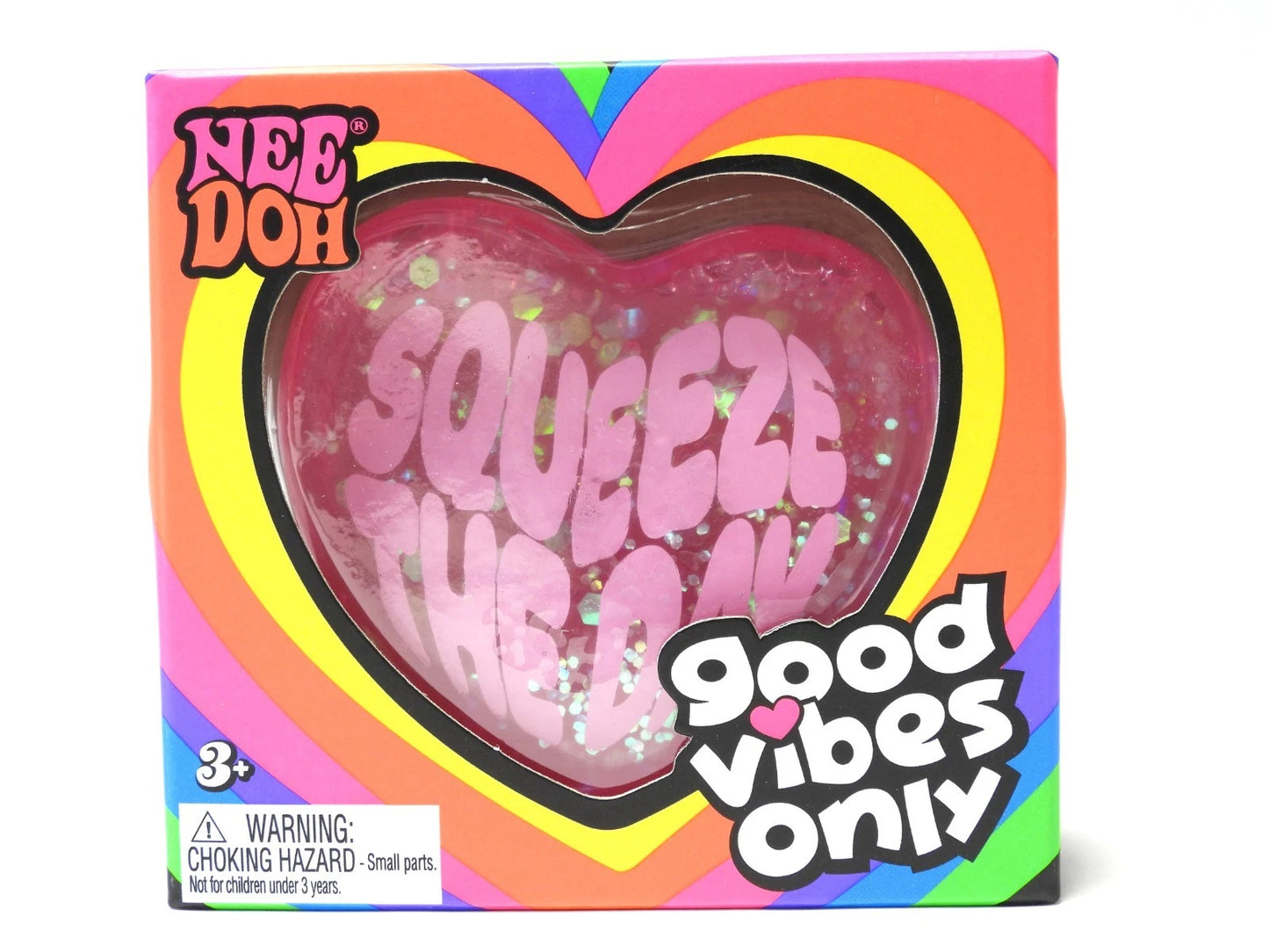 NeeDoh Good Vibes Only Stress Toy (No Returns or Refunds)