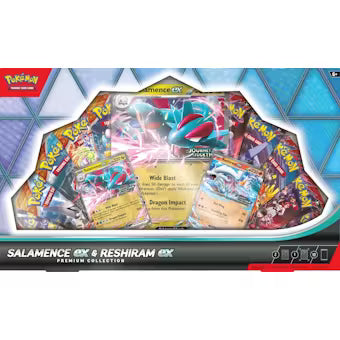 PKM Salamence ex / Reshiram ex PremCol