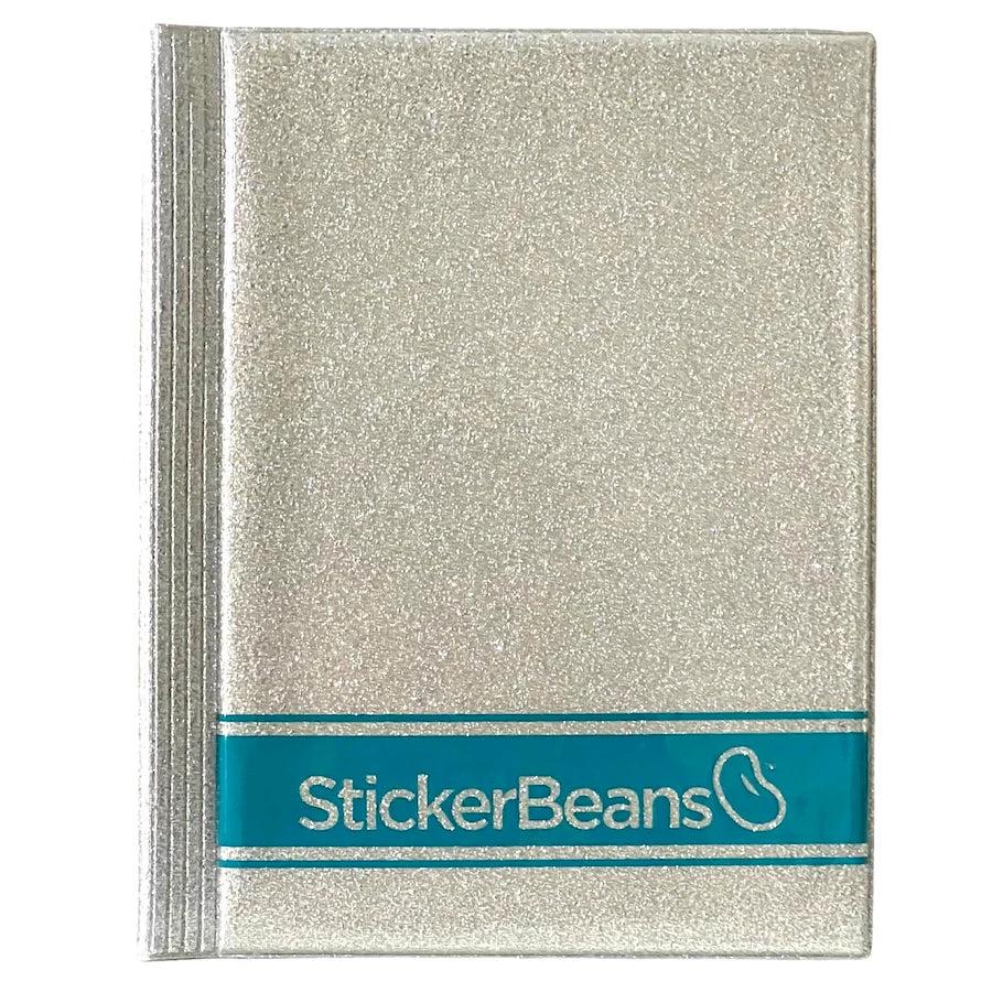 StickerBeans Collector Book, Silver/Turq.
