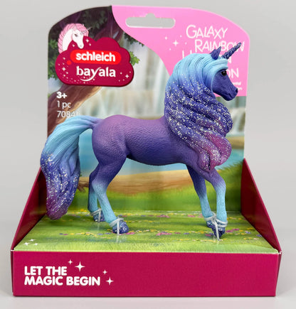 Schleich Galaxy Rainbow Unicorn Stallion #70841