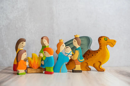 Waldorf Wooden Dragon - Little Pickles Toy Store