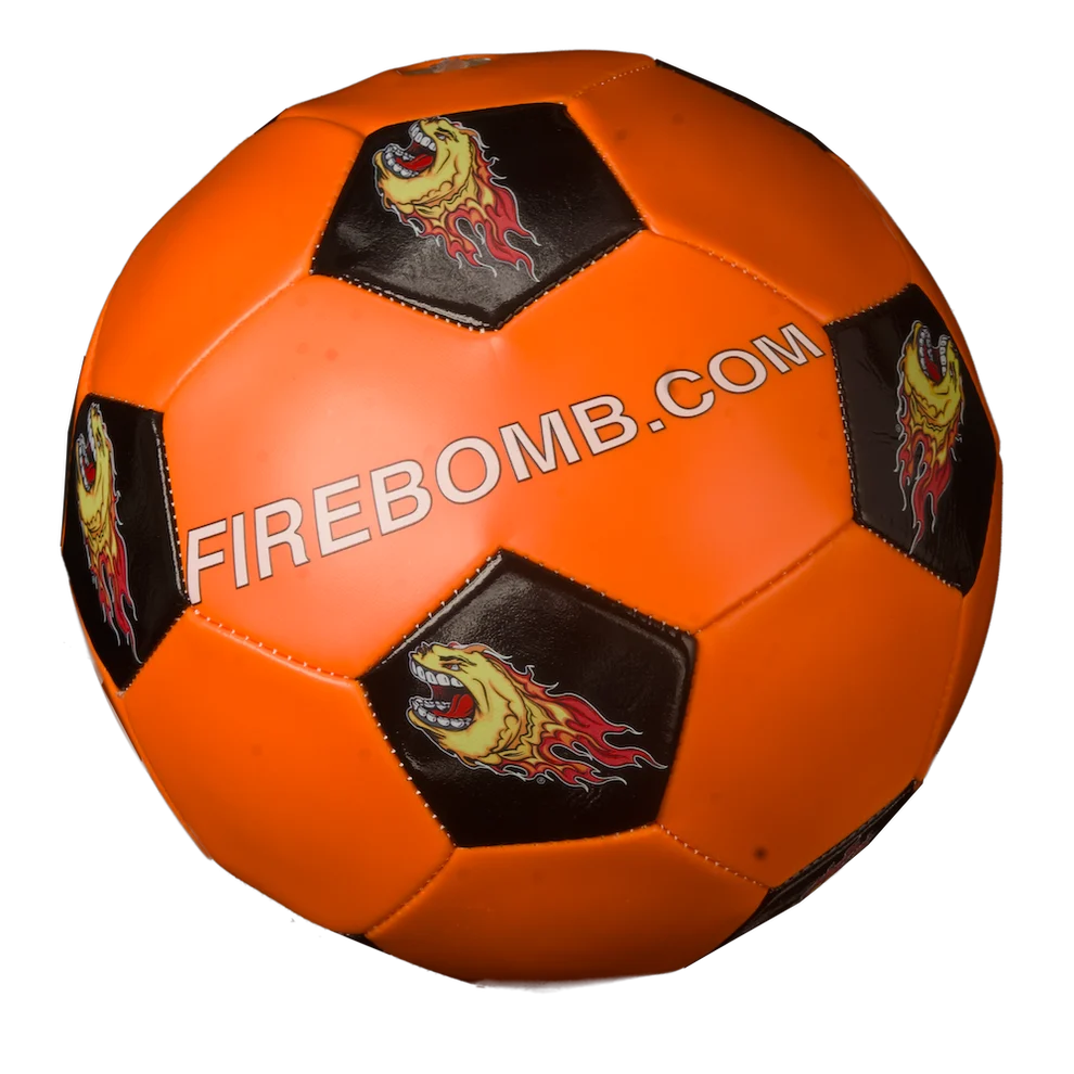 RealFeel Soccerbomb, Size 5 - Orange and Black